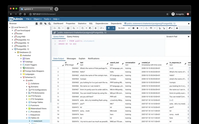 Query tool & data editor