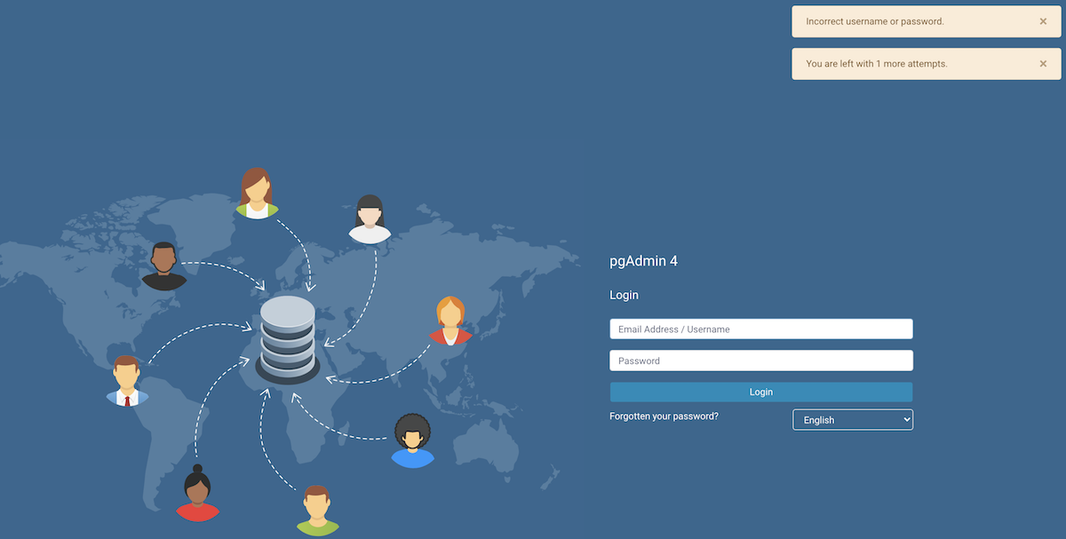 Lock/Restore Account — pgAdmin 4 6.13 documentation
