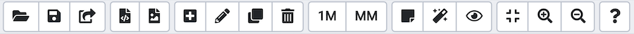 ERD tool toolbar