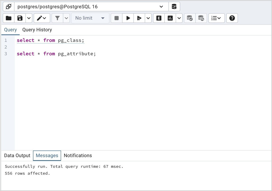 Query Tool — pgAdmin 4 8.8 documentation