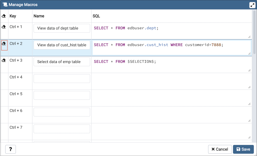 pgadmin 4 execute arbitrary sql queries